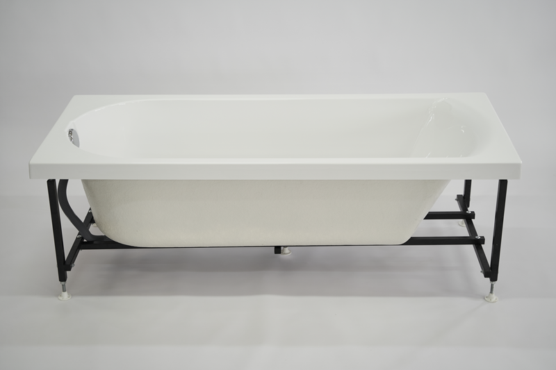 Акриловая ванна АВРОРА 170x70, фронтальная панель, каркас (разборный,левая)