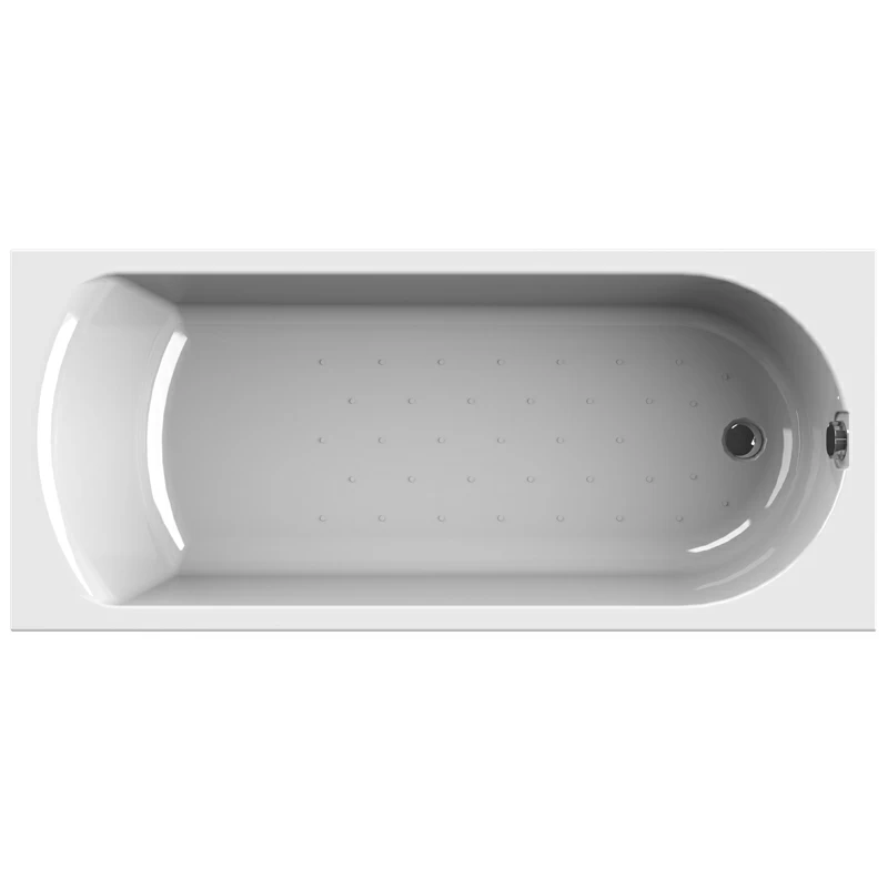 Акриловая ванна АВРОРА 170x70, фронтальная панель, каркас (разборный)