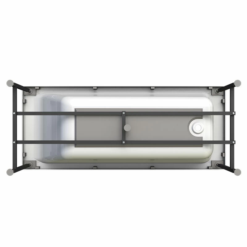 Акриловая ванна АГАТА 170x70, фронтальная панель, каркас (разборный)