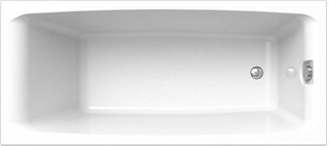 Акриловая ванна ВЕСТА 168x75,фронтальная панель, каркас