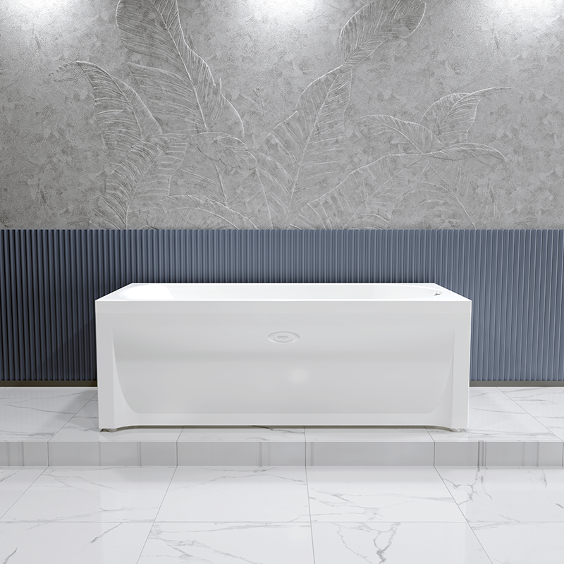 Акриловая ванна НИКОЛЬ 180x80, фронтальная панель, каркас (левая)