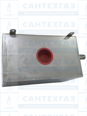 Бак расширительный 8л нерж. 304  (для откр.сист)  "RISPA"