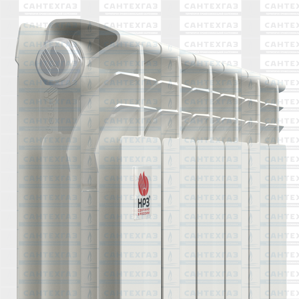 Радиатор бимет. НРЗ ПРОФИ 500/100/12 секций. (пр-но в России) Теплоотдача 2364 Вт