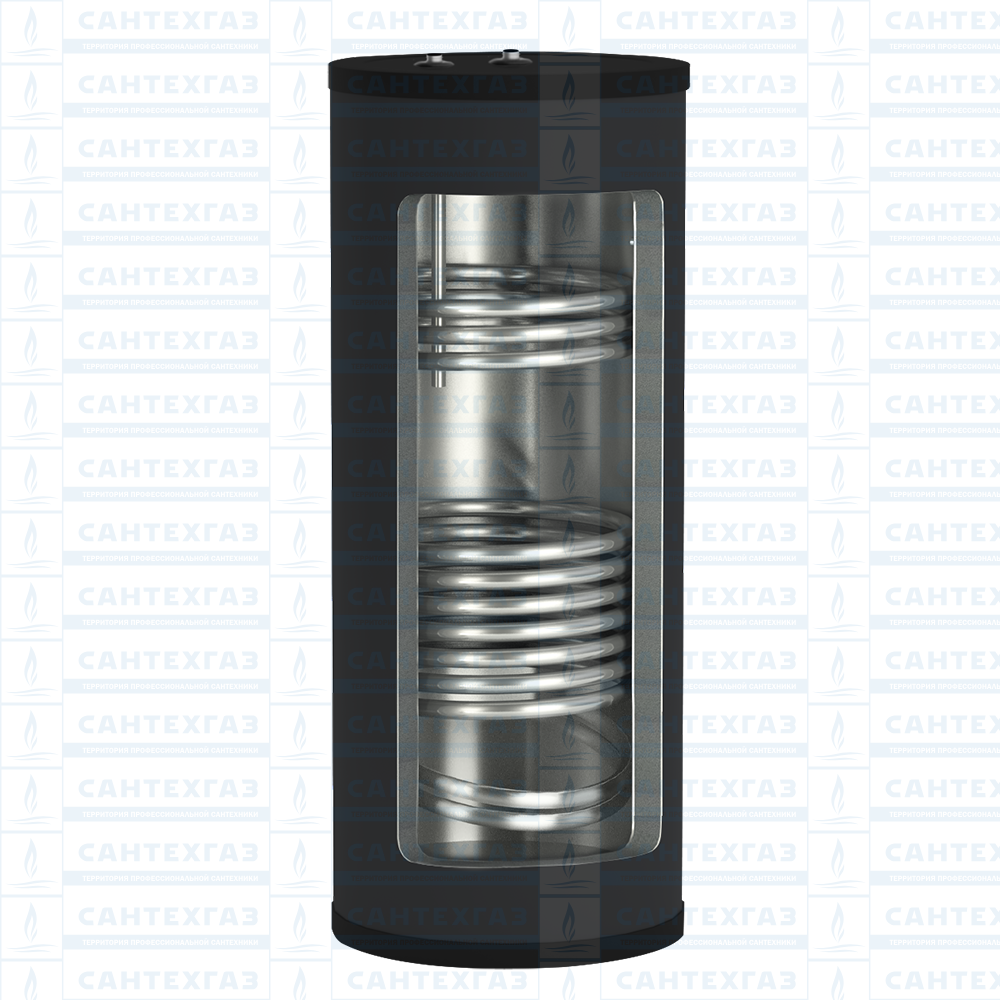 Бойлер RBFD 2000 INOX напольный с 2-мя теплообм./ 207кВт/63кВт (нерж. сталь 304) "RISPA"