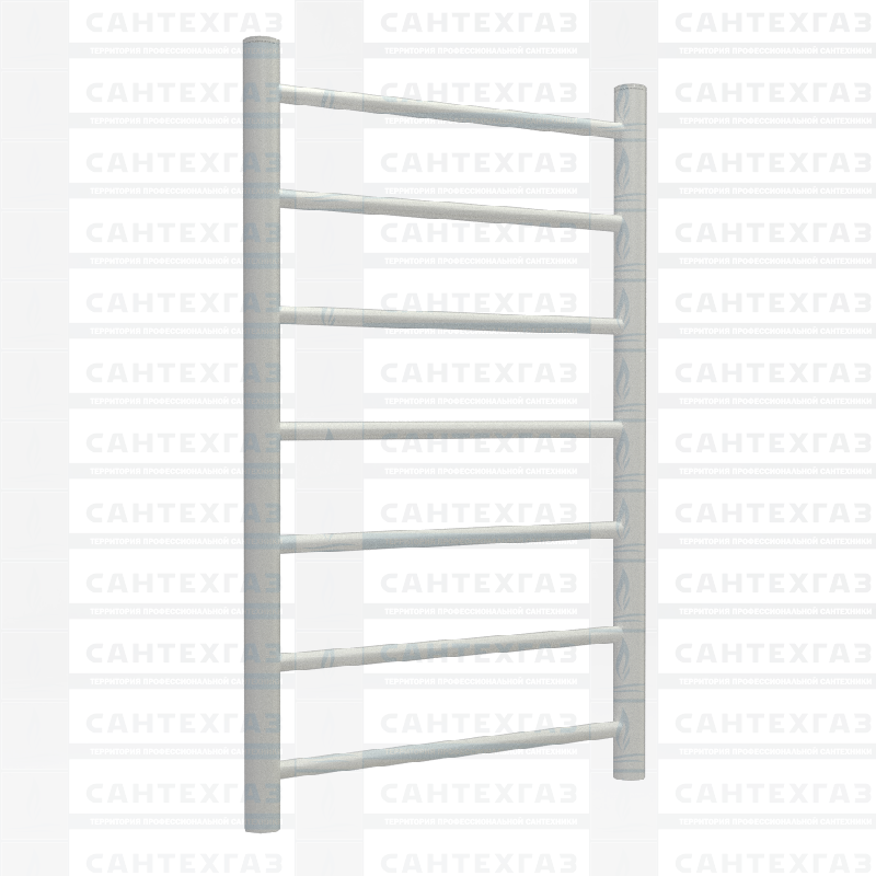 РАСПРОДАЖА П/С сталь T Steel (лесенка) W=500, H=800 (7перекл) 1/2"в.р. бел.бархат ТД (ЗАКАЗНОЙ)