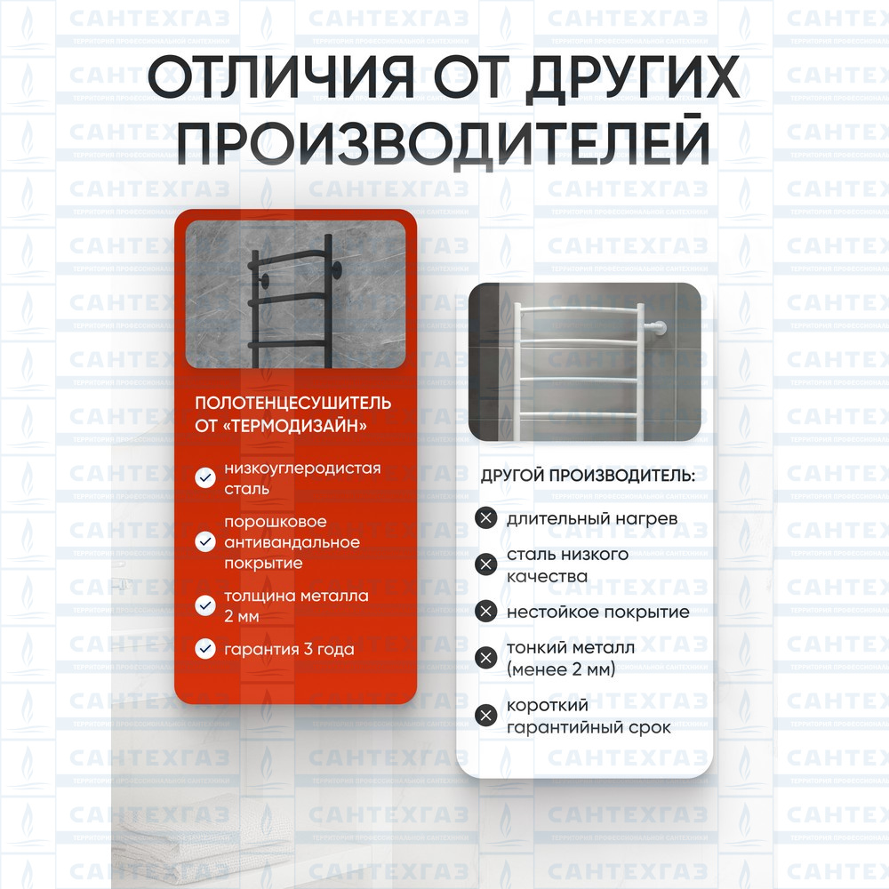 РАСПРОДАЖА П/С сталь N Steel (лесенка) W=500,H=1000 (10перекл) 1/2"в.р. черн.бархат ТД